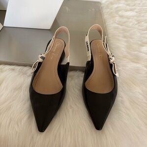 Christian Dior J’Adior Slingback Flats – Size 36.5 – Authentic